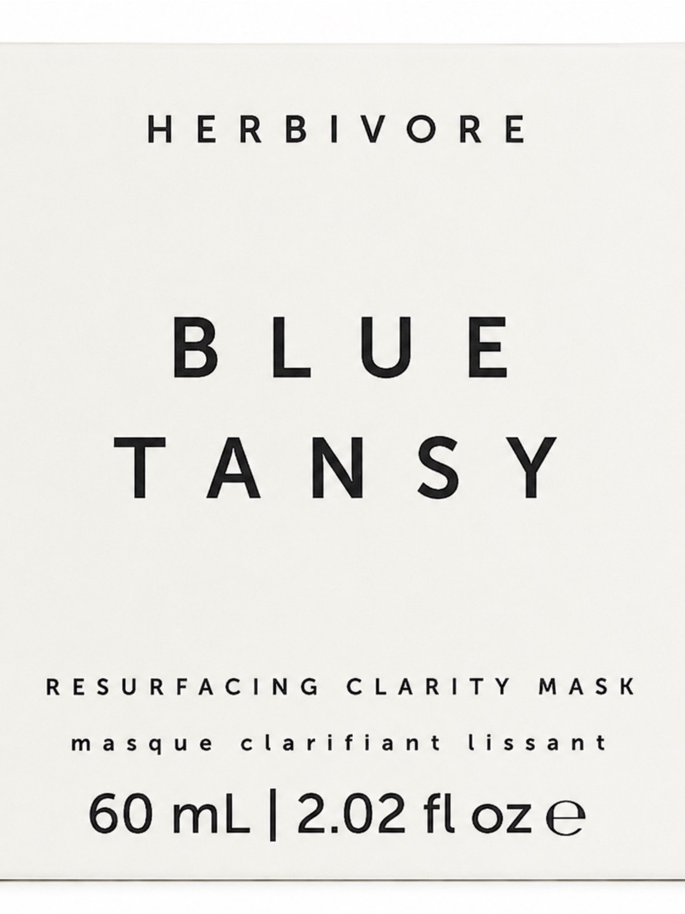 Herbivore Blue Tansy Resurfacing Clarity Mask 2.02 oz 60 mL | New in Box